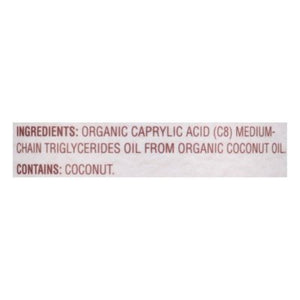 Nutiva Mct Oil C8 Organic 1/12 OZ [UNFI #2826568] T