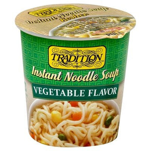 Tradition Instant Noodle Soup Vegetable Flavor 12/2.29 OZ [UNFI #863647] [ebt]