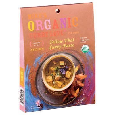 Mikes Organic Curry Love Curry Paste Yellow Thai Mildly Spicy 6/2.8 OZ [UNFI #2082501] [ebt]