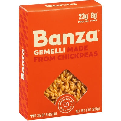 Banza Gemelli Made From Chickpeas 6/8 oz [UNFI #2694222 ] [ebt]
