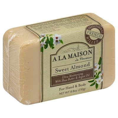 A La Maison Soap Sweet Almond For Hand & Body 1/8.8 OZ [UNFI #844654] T
