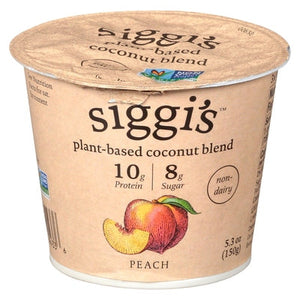 Siggis Coconut Blend Plant-Based Non-Dairy Peach 12/5.3 oz [UNFI #2941417 ] [ebt]