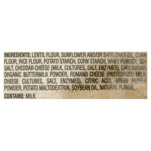 The Daily Crave Lentil Chips Age White Cheddar 8/4.25 OZ [UNFI #2312726] [ebt]