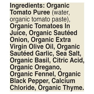 Muir Glen Pasta Sauce Organic Italian Herb 12/23.5 OZ [UNFI #2907228] [ebt]