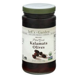 Jeffs Garden Kalamata Olives Organic Pitted Greek 6/7 OZ [UNFI #1142678] [ebt]