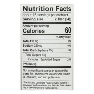 Rib Rack Bbq Sauce Bourbon 6/19 OZ [UNFI #1732312] [ebt]