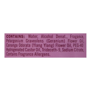 Mrs Meyers Clean Day Room Freshener Peony Scent 6/8 OZ [UNFI #2362077] T