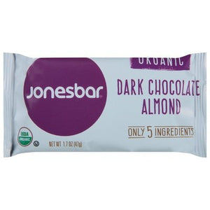 Jonesbar Bar Organic Dark Chocolate Almond 12/1.7 OZ [UNFI #2867448] [ebt]