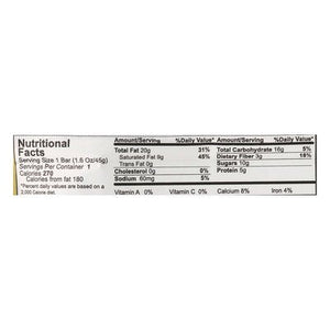 Nellys Organics Bars Organic Caramel Nougat With Peanuts & Nuts 9/1.6 OZ [UNFI #2220242] [ebt]
