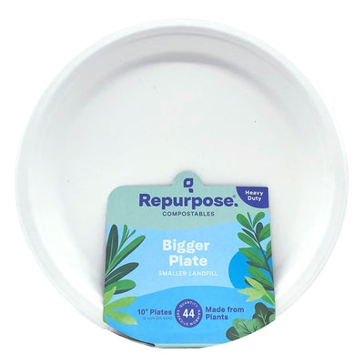 Repurpose Plates Compostable Heavy Duty Super Strong 6/44 CT [UNFI #2562429] T