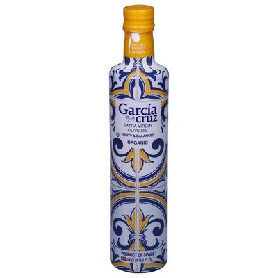 Garcia De La Cruz Olive Oil Organic Extra Virgin 4/16.5 OZ [UNFI #2425858] [ebt]