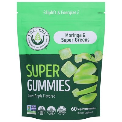 Kuli Kuli Super Gummies Green Apple Flavored 1/60 CT [UNFI #2823847] T