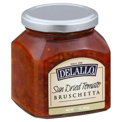 Delallo Sun Dried Tomato Bruschetta 6/10 OZ [UNFI #408112] [ebt]