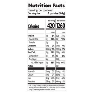 Natures Path Flavored Toaster Pastries Frosted Razzi Raspberry 12/11 OZ [UNFI #193953] [ebt]
