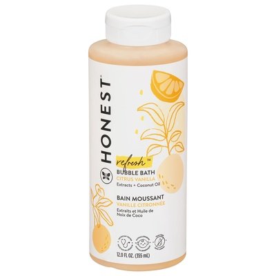 The Honest Co Bubble Bath Citrus Vanilla 1/12 OZ [UNFI #1586353] T