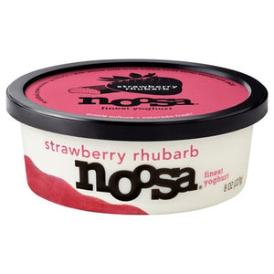 Noosa Yoghurt Finest Strawberry Rhubarb 8/8 oz [UNFI #3214566 ] [ebt]