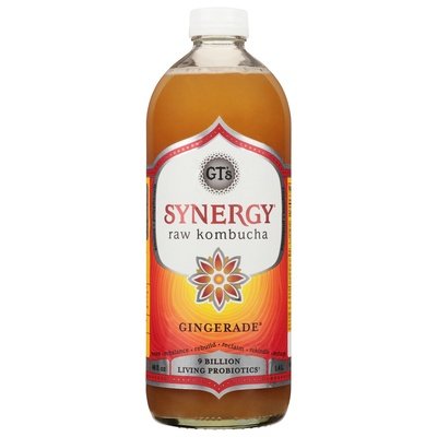 Gts Raw Kombucha Gingerade 6/48 OZ [UNFI #1779354] [ebt] T