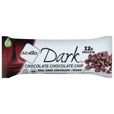 Nugo Protein Bar Chocolate Chocolate Chip 12/1.76 OZ [UNFI #454348] [ebt]