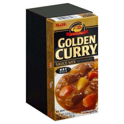 S&B Golden Sauce Mix Golden Curry Hot 12/3.2 OZ [UNFI #2224541] [ebt]