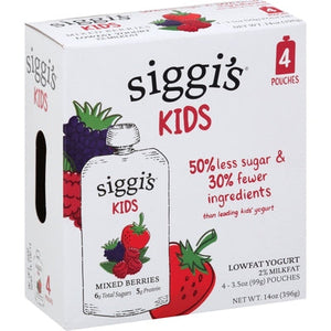 Siggis Yogurt Lowfat Mixed Berries 4 Pack 6/4/3.5 oz [UNFI #2589299 ] [ebt]
