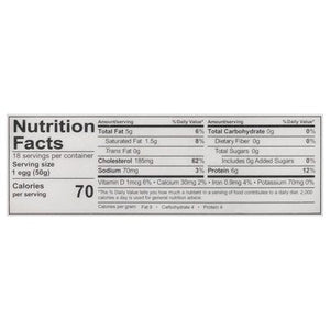 Pete & Gerrys Eggs Organic Brown Free Range Large 10/18 CT [UNFI #2597292] [ebt]