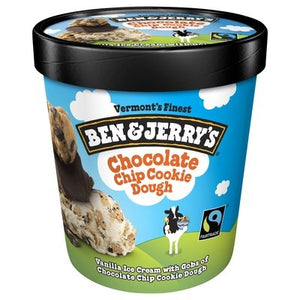 Ben & Jerrys Ice Cream Chocolate Chip Cookie Dough 8/PINT [UNFI #357186] [ebt]