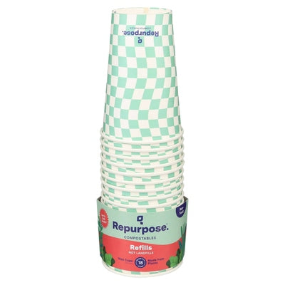 Repurpose Cups Refills Compostables 16 Ounce 12/18 CT [UNFI #2477164] T