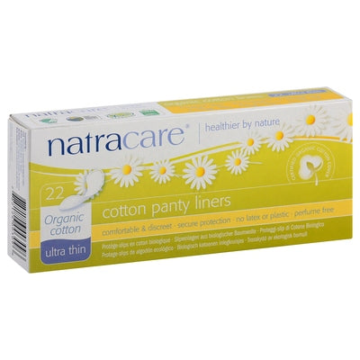 Natracare Panty Liners Organic Cotton Ultra Thin 1/22 CT [UNFI #135798] T