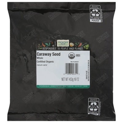 Frontier Nat Prod Co-Op Caraway Seed Whole 1LB [UNFI #448399] [ebt]