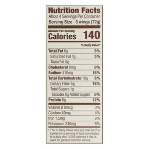Jack & Annies Jackfruit Wings Buffalo 8/9.1 OZ [UNFI #2972628] [ebt]