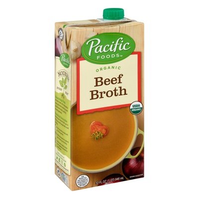 Pacific Foods Beef Broth Organic 12/32 OZ [UNFI #792572] [ebt]