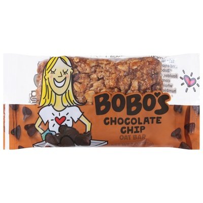 Bobos Oat Bars Oat Bar Chocolate Chip 12/3 OZ [UNFI #182469] [ebt]