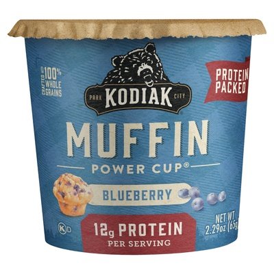 Kodiak Cakes Muffins Blueberry Protein Packed 12/2.29 OZ [UNFI #1720358] [ebt]