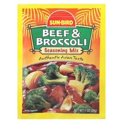Sunbird Seasoning Mix Beef & Broccoli 24/1 OZ [UNFI #1630250] [ebt]