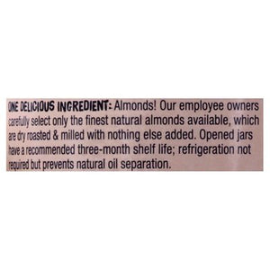 Once Again Almond Butter Unsweetened & Roasted Crunchy 6/16 OZ [UNFI #2615193] [ebt]