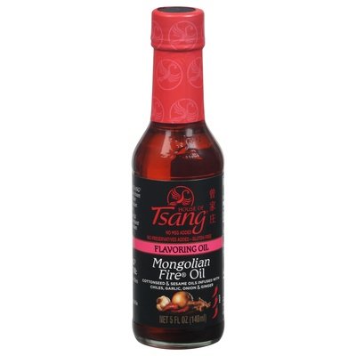 House Of Tsang Flavoring Oil Mongolian Fire Hot 12/5 OZ [UNFI #988667] [ebt]