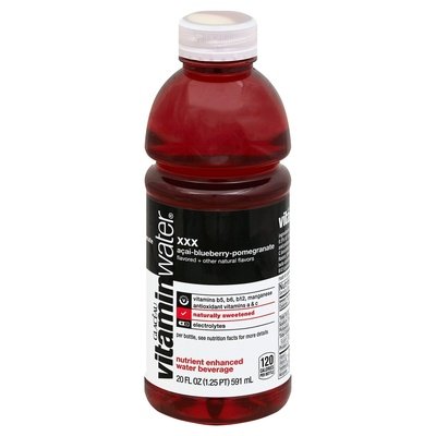 Glaceau Water Beverage Nutrient Enhanced Xxx Acai-Blueberry-Pomegranate 12/20 OZ [UNFI #2377364] [ebt] T
