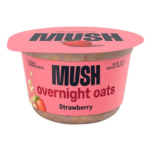 Mush Overnight Oats Strawberry 8/5 OZ [UNFI #2590636] [ebt]