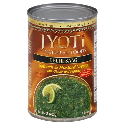 Jyoti Indian Cuisine Delhi Saag 12/15 OZ [UNFI #927798] [ebt]
