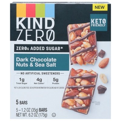 Kind Bars Dark Chocolate Nuts & Sea Salt 6/5/1.2 OZ [UNFI #3018405] [ebt]
