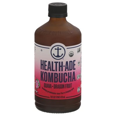 Health-Ade Kombucha Guava/Dragon Fruit 12/16 OZ [UNFI #3044070] [ebt] T