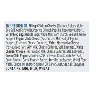 Reds Burrito Chicken Chorizo 12/5 OZ [UNFI #2036507] [ebt]