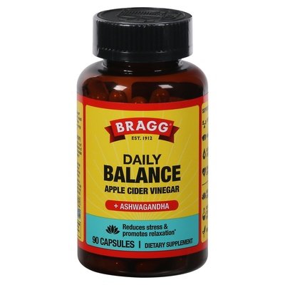 Bragg Daily Balance Apple Cider Vinegar Capsules 1/90 CAP [UNFI #2933398] T