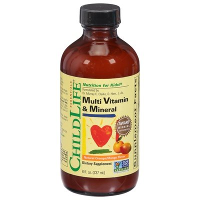 Childlife Essentials Multi Vitamin & Mineral Natural Orange/Mango Flavor 1/8 OZ [UNFI #408773] T