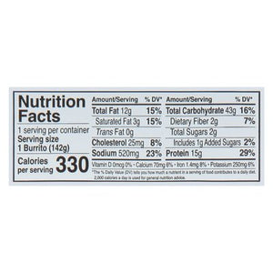 Reds Burrito Beef & Bean 12/5 OZ [UNFI #2637528] [ebt]