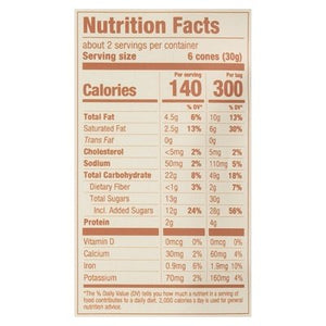 Muddy Bites Waffle Cone Snacks Milk Chocolate 12/2.33 OZ [UNFI #2887958] [ebt]