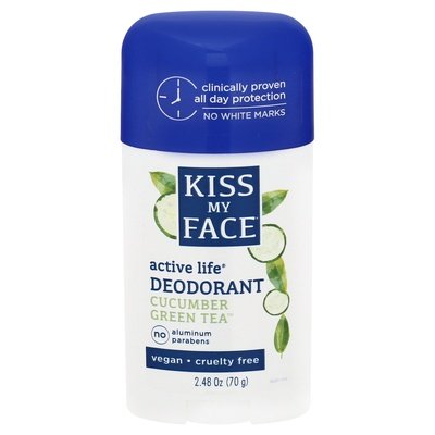 Kiss My Face Deodorant Cucumber Green Tea 1/2.48 OZ [UNFI #699884] T
