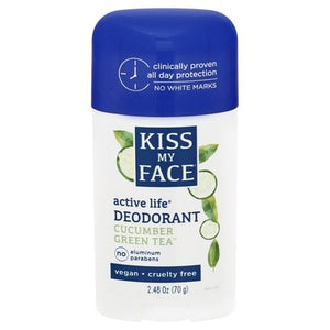 Kiss My Face Deodorant Cucumber Green Tea 1/2.48 OZ [UNFI #699884] T