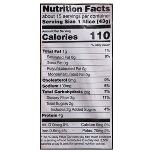 Rudis Rocky Mountain Bakery Bread Organic 100% Whole Wheat 8/22 OZ [UNFI #775759] [ebt]
