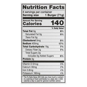 Dr Praegers Veggie Burgers Cauliflower Crunchy 6/10 OZ [UNFI #3006954] [ebt]